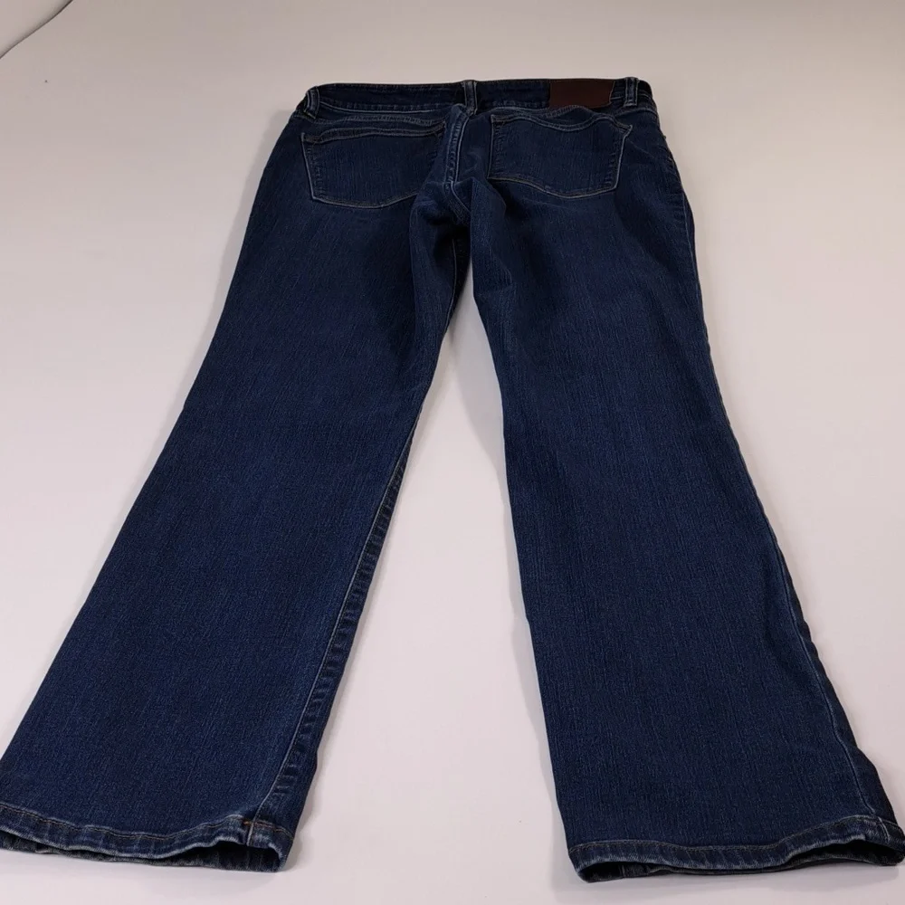 Lauren Ralph Lauren Modern Straight Curvy Blue Jeans Size 4 - Picture 13 of 17